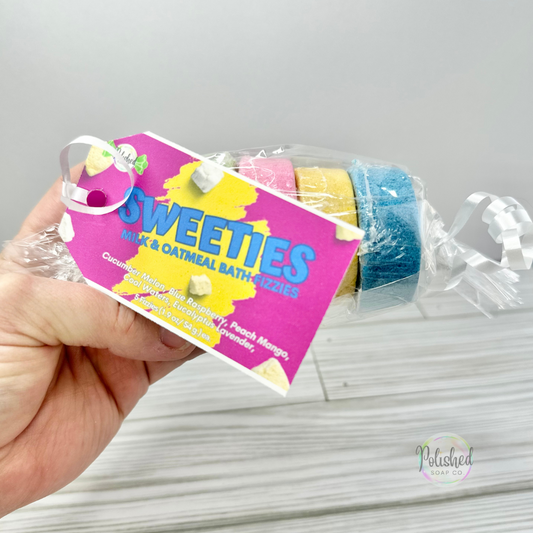 SWEETIES Milk & Oatmeal Bath Fizzies