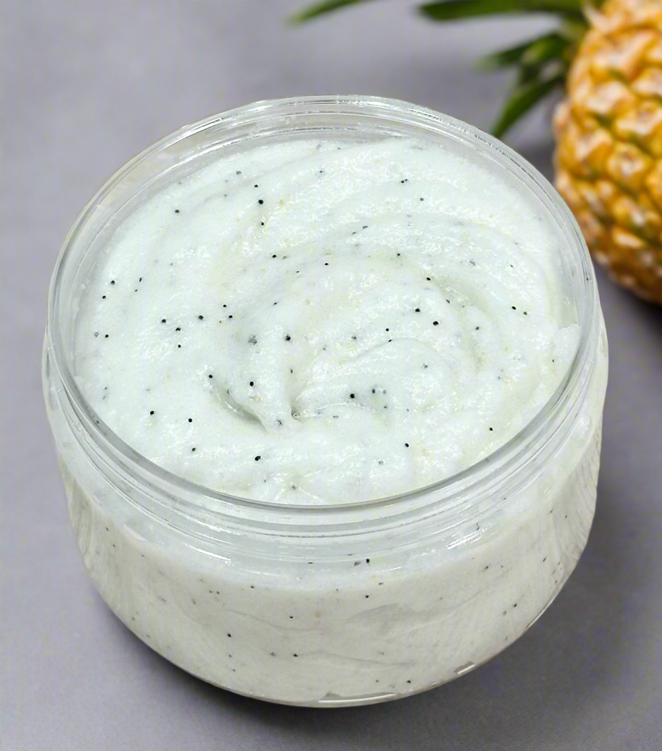 Oh la Colada- Foaming Sugar Scrub with Donkey Milk