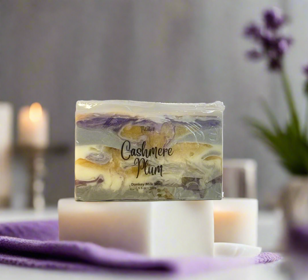 Cashmere Plum- Donkey Milk Soap Bar